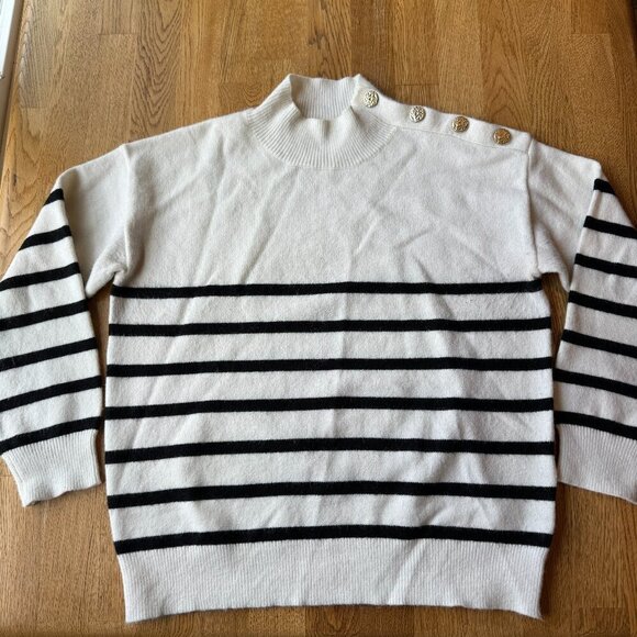 Sweaters - Nautical Style Striped Sweater Size XL